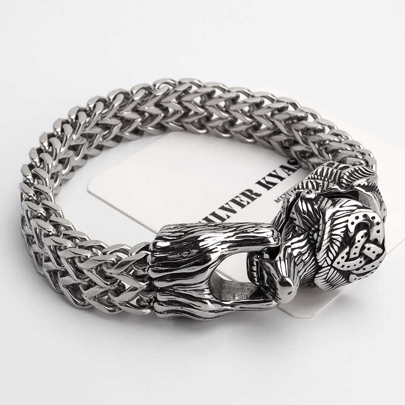 ステンレス 熊ブレスレット ケルト [b796] | スタイルで探す,迫力満点