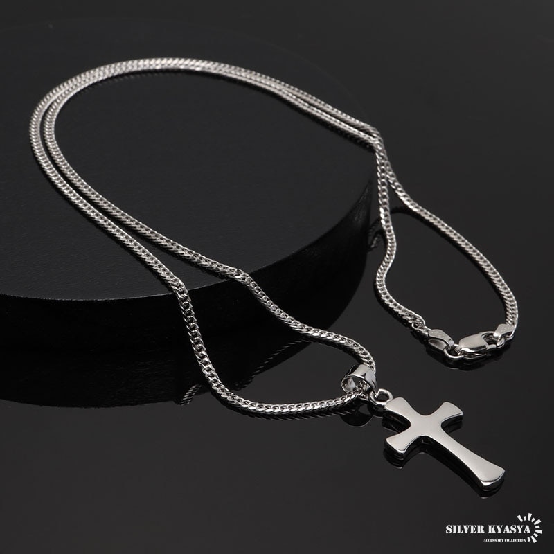 シルバー925 クロスネックレス [ns233-cs053-2mm] | スタイルで探す