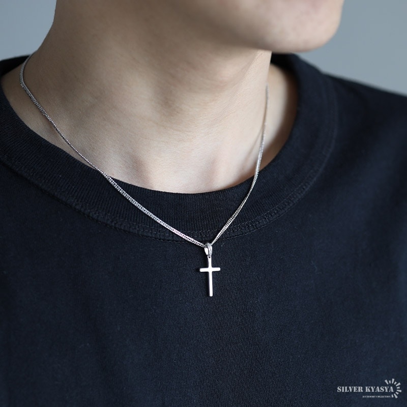 シルバー925 クロスネックレス [ns200-cs053-2mm] | スタイルで探す
