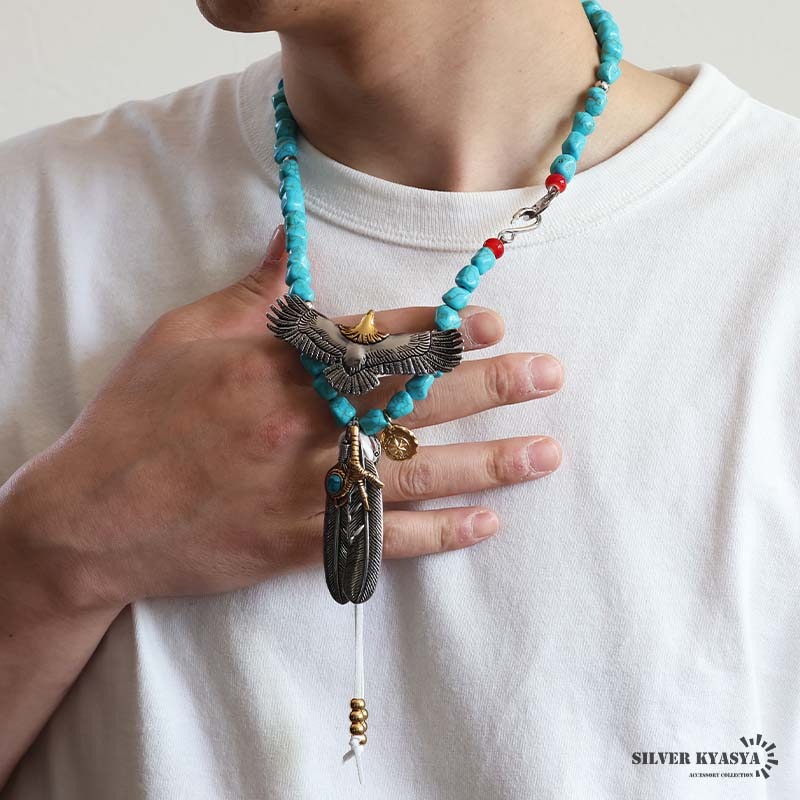 サージカルステンレス 特大イーグルネックレス [ct078] | イーグル