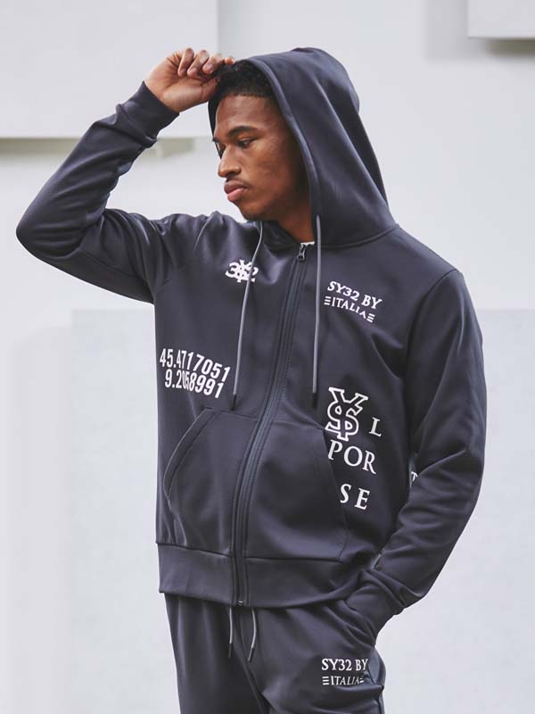 SPIRAL KNIT ZIP HOODIE | COLLECTION,2025 S/S,TOPS,HOODIES | 【公式