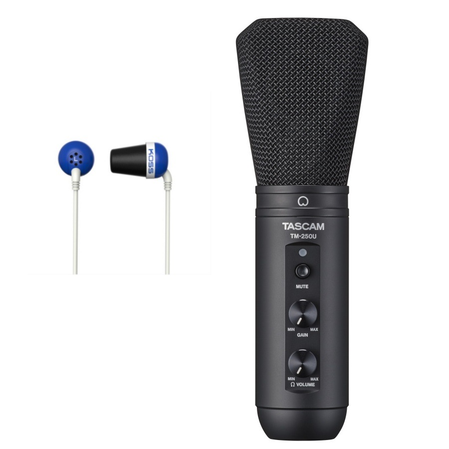 USBマイク&イヤホンセット パソコンに直接接続で高品質なPCオーディオ