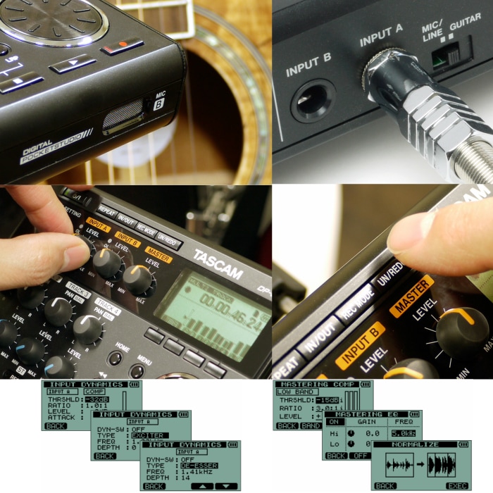 DP-008EX 8トラック SD/SDHC MTR(Multi Track Recorder) TASCAM