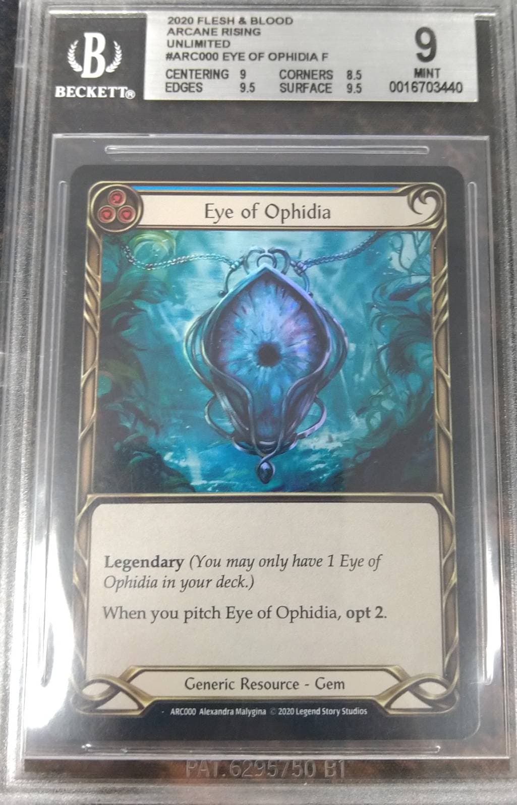 BGS9】【EN】《Rainbow Foil》[Generic] Eye of Ophidia (青)「F