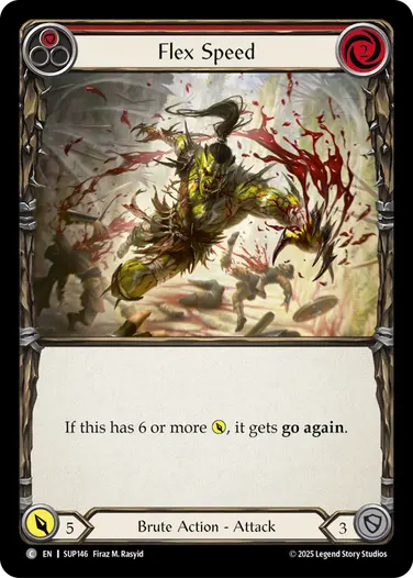 EN】[Brute] Flex Speed/魅せる速度 (赤)「C」〔SUP146〕 | Super Slam