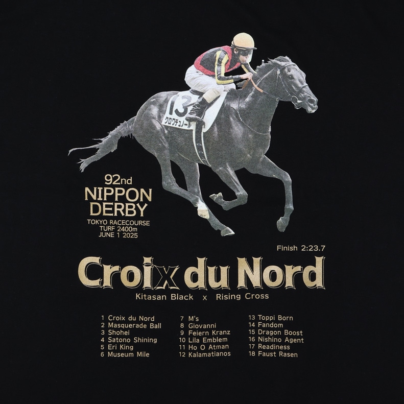 2025日本ダービーウイナーTシャツ【クロワデュノール】 | カテゴリー