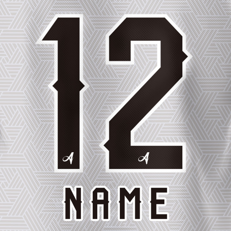 アビスパ福岡 2024オーセンティックユニフォーム ネーム＆ナンバー