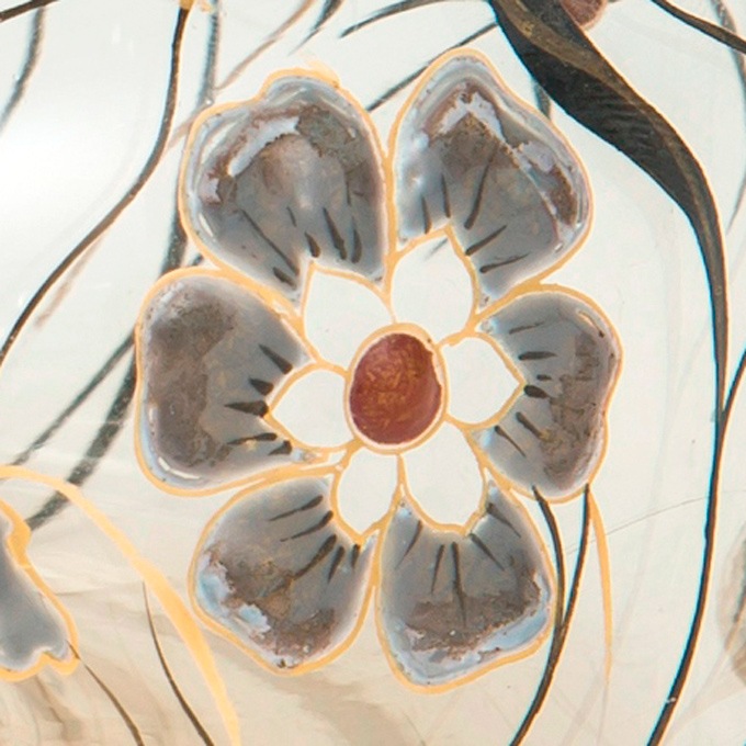 エミール・ガレ 「蝶と花文花器」 | | アトリエ・ブランカ