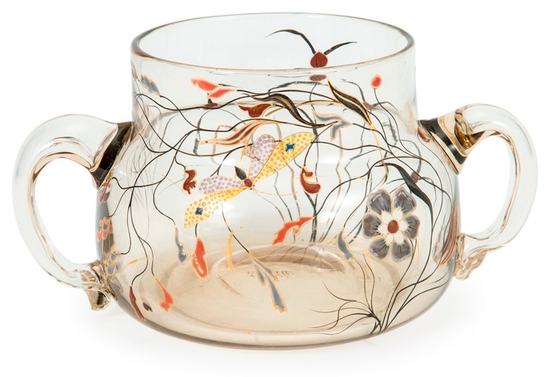 エミール・ガレ 「蝶と花文花器」 | | アトリエ・ブランカ