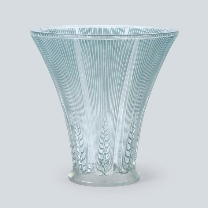 ルネ・ラリック 「花瓶：EPIS（青）」 | | アトリエ・ブランカ