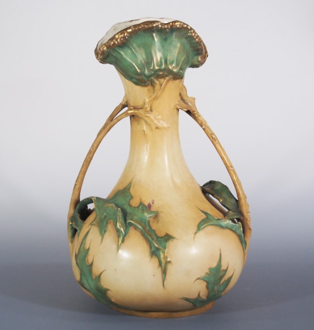 アンフォラ 「アールヌーヴォー薊文花瓶」 | | アトリエ・ブランカ