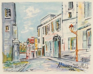 モーリス・ユトリロ 「ミミ・パンソンの家（雪景色）」 | | アトリエ