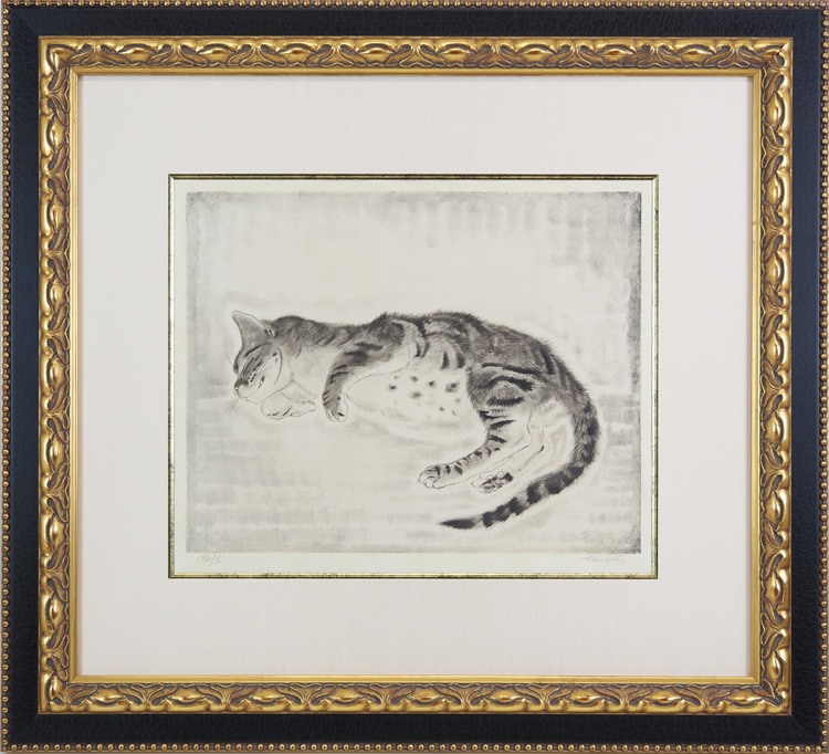 藤田嗣治 「眠る猫」 | | アトリエ・ブランカ