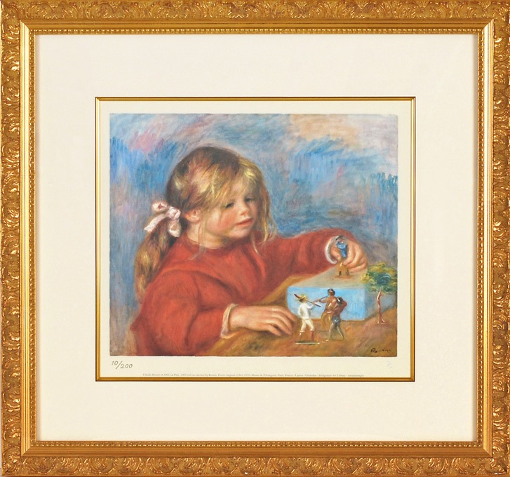 P=A・ルノワール 「人形と遊ぶクロード・ルノワール」 | | アトリエ