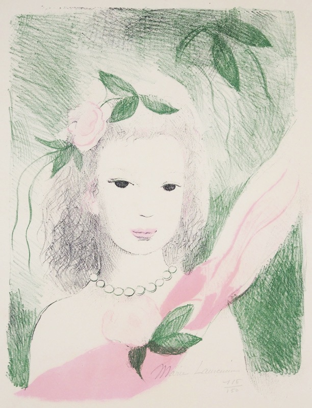 マリー・ローランサン 「ばらの少女」 | | アトリエ・ブランカ