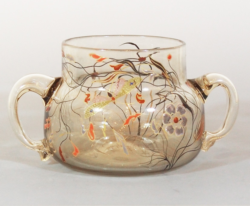 エミール・ガレ 「蝶と花文花器」 | | アトリエ・ブランカ