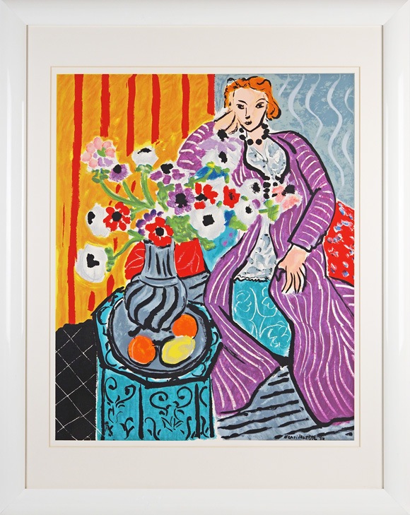 アンリ・マティス 「紫のローブとアネモネ」 | | アトリエ・ブランカ