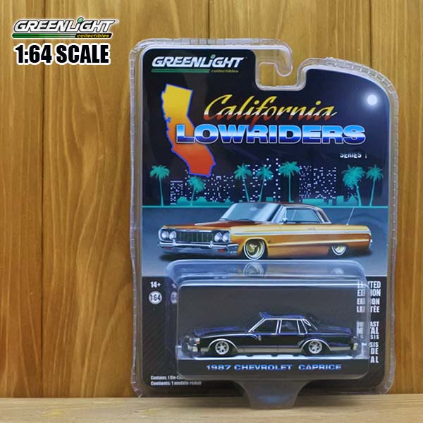 1/64 ミニカー 1987 CHEVROLET CAPRICE ブラック 1987年 シボレー