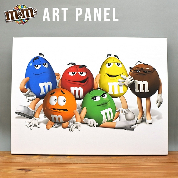 m&m's アートパネル エムアンドエムズ m&ms エムアンドエム