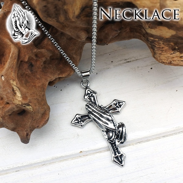 プレイングハンド ネックレス シルバーチェーン ベネチアンチェーン