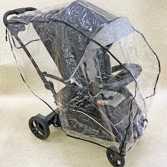 レンタル レインカバー 2人乗り縦型用 シットアンドスタンド スマート