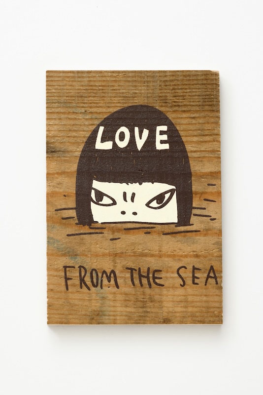 リンゴ箱のポストカード「LOVE FROM THE SEA」 | アーティスト別,奈良