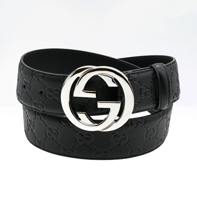 グッチ GUCCI ベルト メンズ GGレザー グッチシマ インターロッキングG