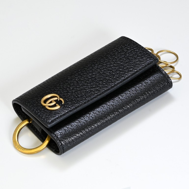 グッチ GUCCI キーケース ユニセックス GGマーモント ダブルG カーフ