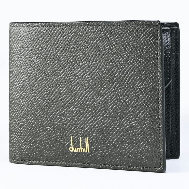 名入れ可有料】ダンヒル dunhill 二つ折り財布 小銭入れ付 カドガン
