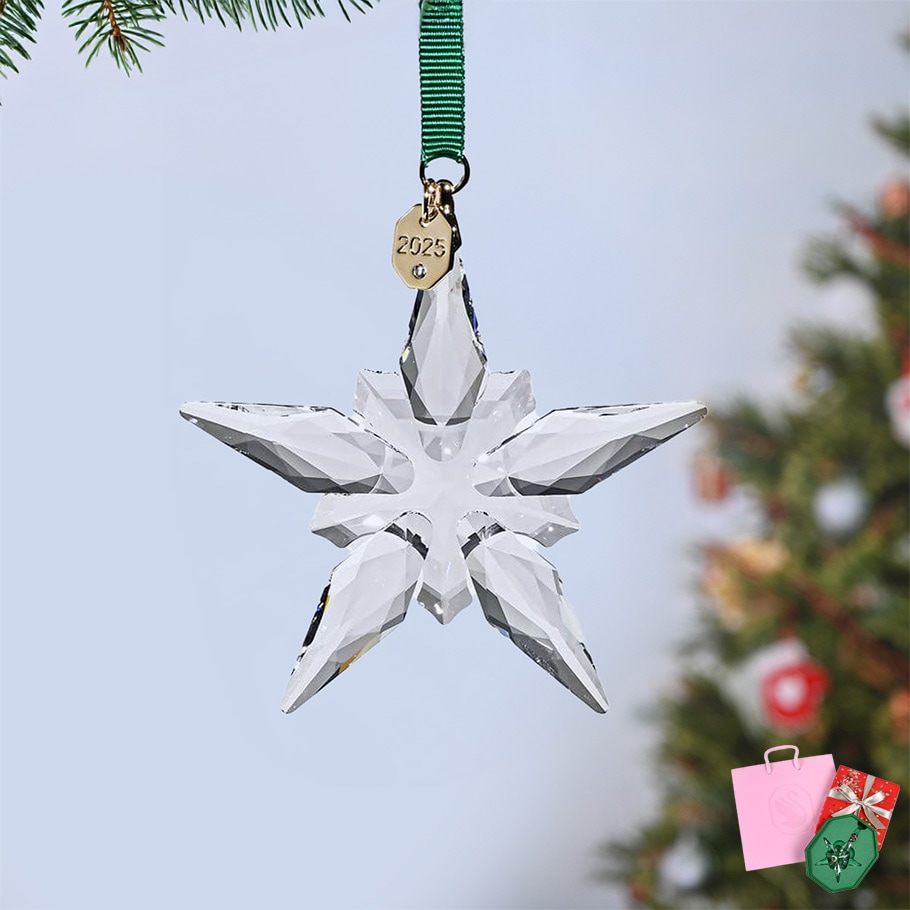 SWAROVSKI クリスマスオーナメント 2000年限定 雪の結晶 箱付