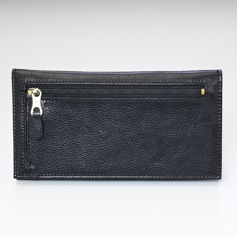 イルビゾンテ IL BISONTE 財布 長財布 フラップ ブラック C0616 P 153