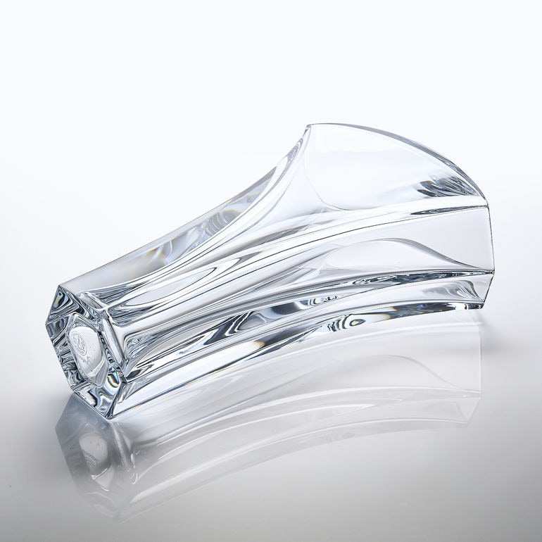 バカラ 名入れ対応 Baccarat ベース 花瓶 トロフィー ギンコ 18cm S