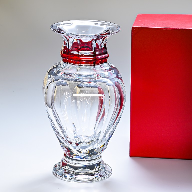 バカラ 名入れ対応 Baccarat ベース 花瓶 アルクール HARCOURT バラ