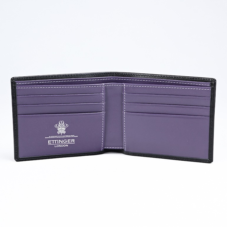 エッティンガー ETTINGER 二つ折り財布 小銭入れなし メンズ ロイヤル