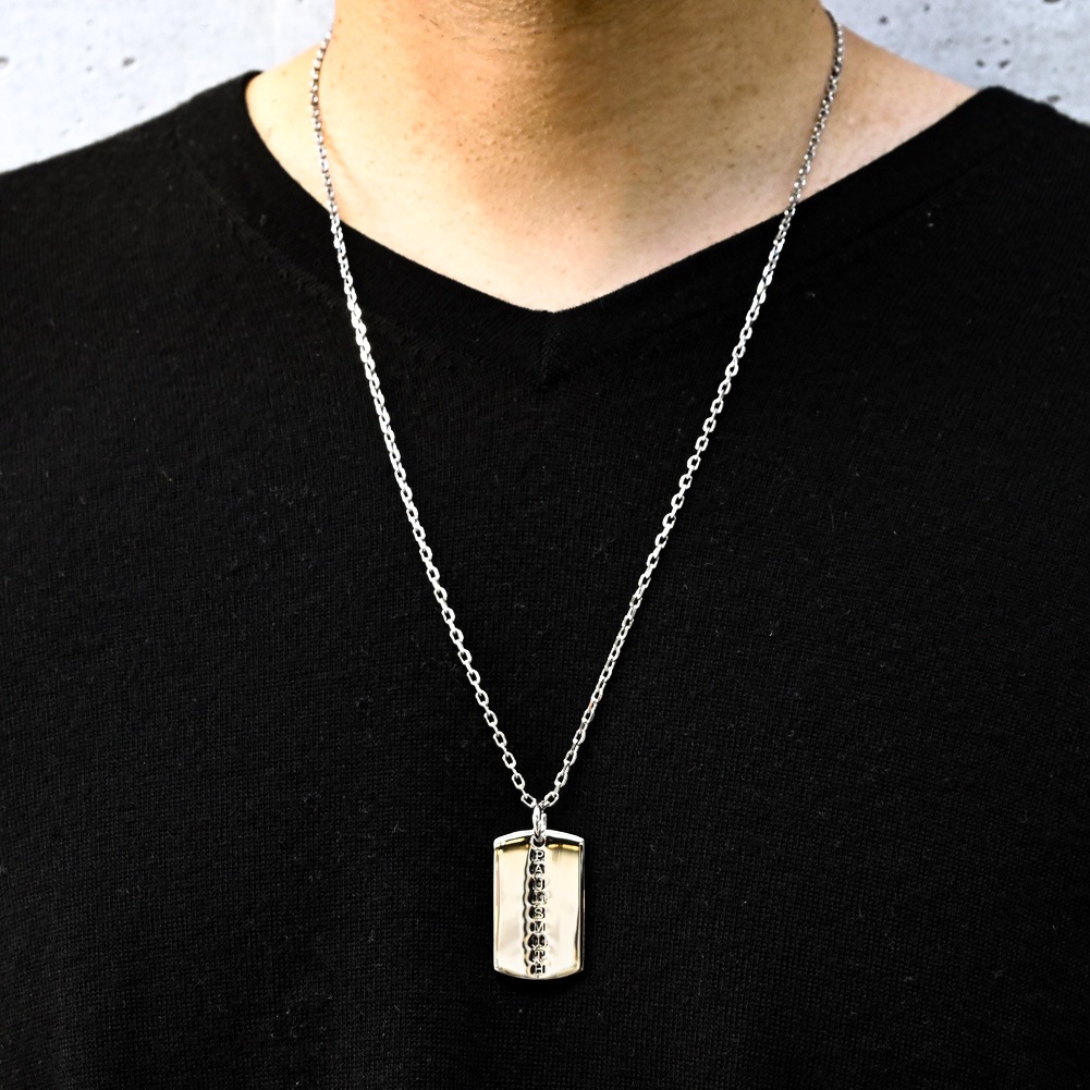 ポールスミス Paul Smith ネックレス メンズ ドッグタグ ペンダント