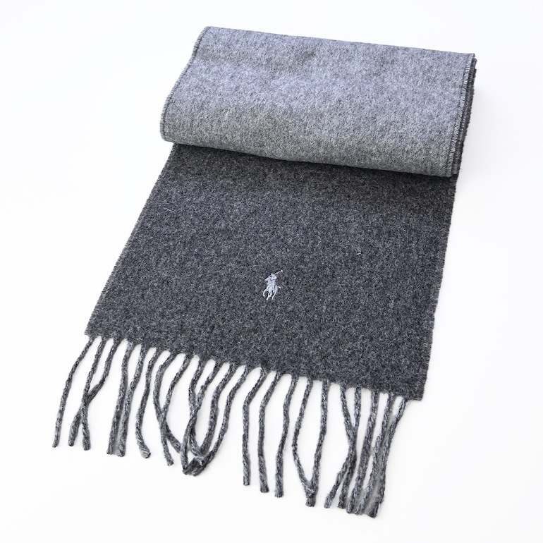 ポロ ラルフローレン POLO RALPH LAUREN マフラー リバーシブル 男女