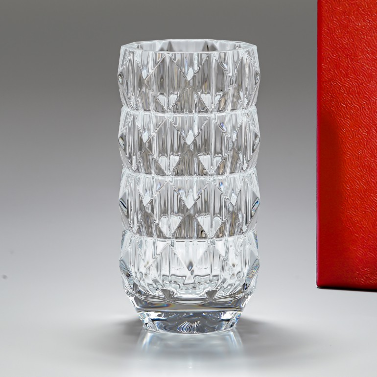 バカラ 名入れ対応 Baccarat ベース 花瓶 ルクソール LOUXOR クリア S