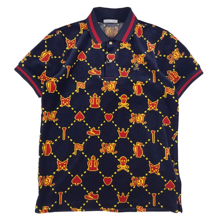 40％OFF】MARK&LONA マークアンドロナ ポロシャツ ネイビー Unite