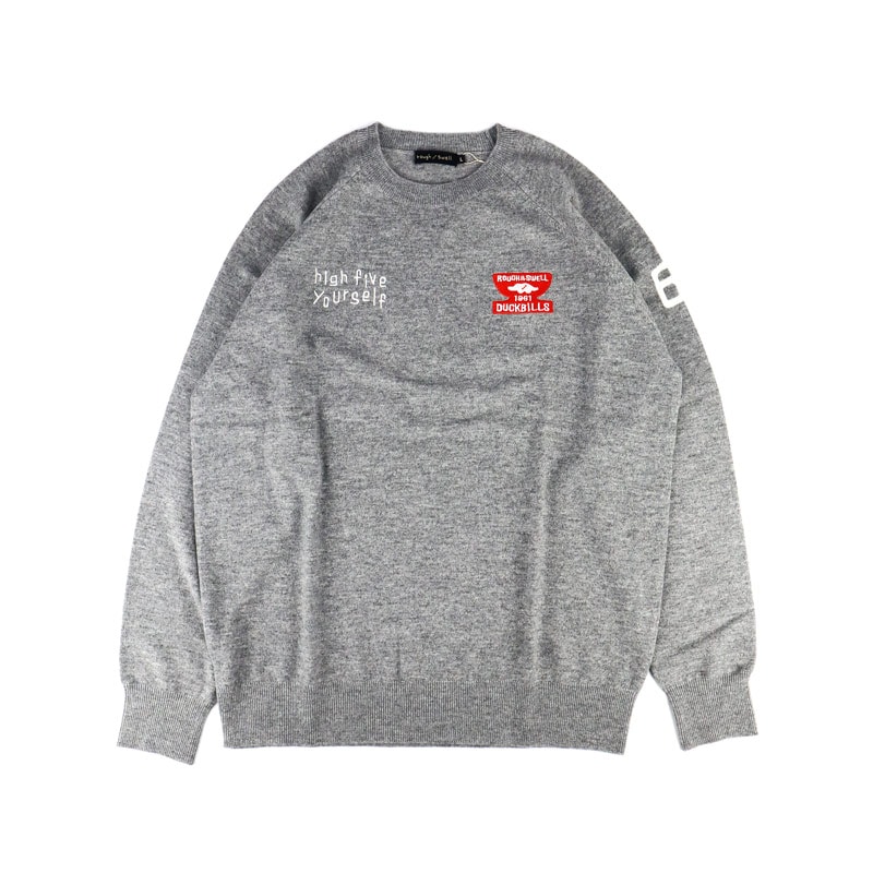 30％OFF】rough&swell ラフアンドスウェル WINNER CREW ニット グレー