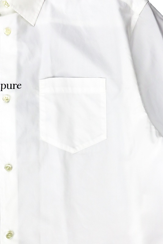 UNDERCOVER アンダーカバー Coブロード半袖シャツ MOTHER SKY ホワイト