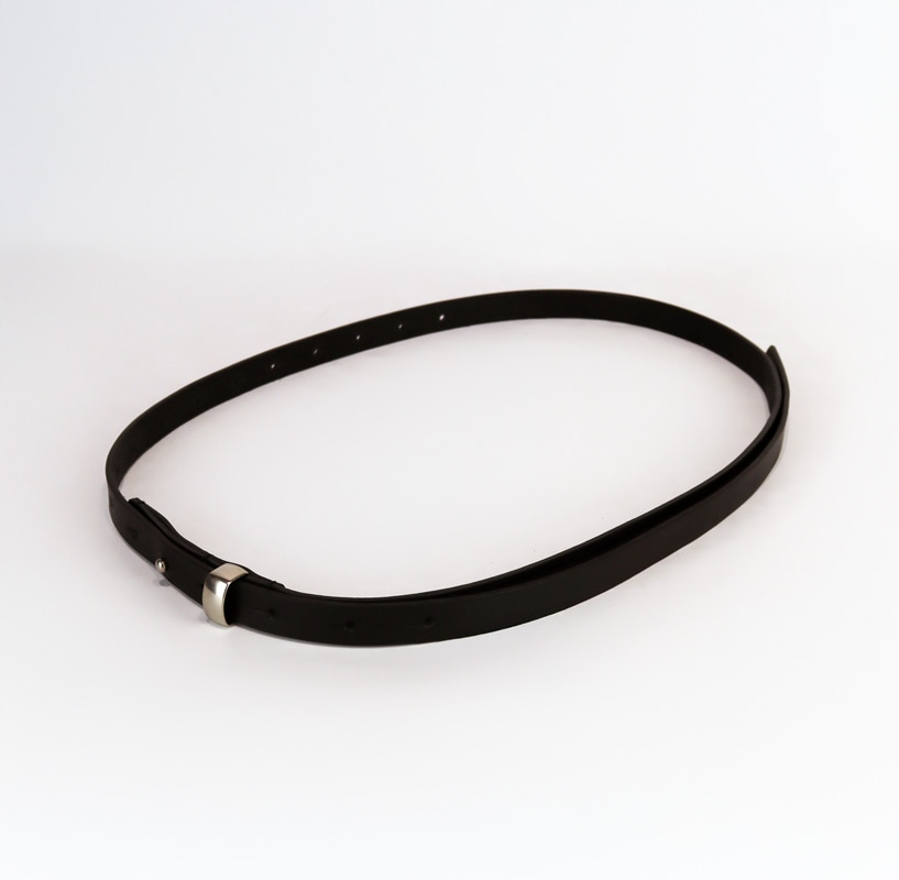 UNDERCOVER アンダーカバー 細レザーギボシベルト ブラック UC2E4W01