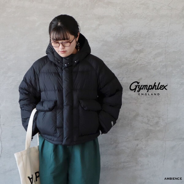 Gymphlex ジムフレックス ダウンフードショートジャケット サイズ14