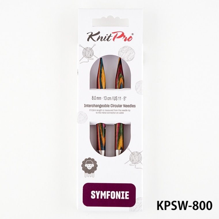 KPSW-800】ニットプロ シンフォニー 付け替え可能輪針 8.00mm/8ミリ