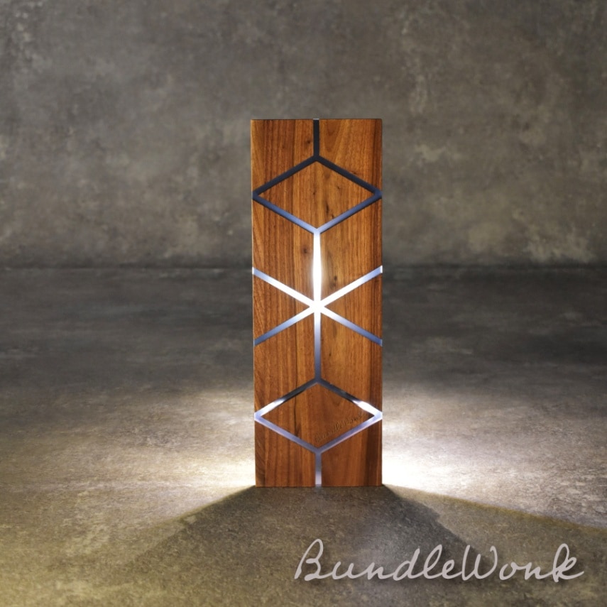 IGT天板 ハーフユニット ウォールナット＆レジン キューブ BLACK