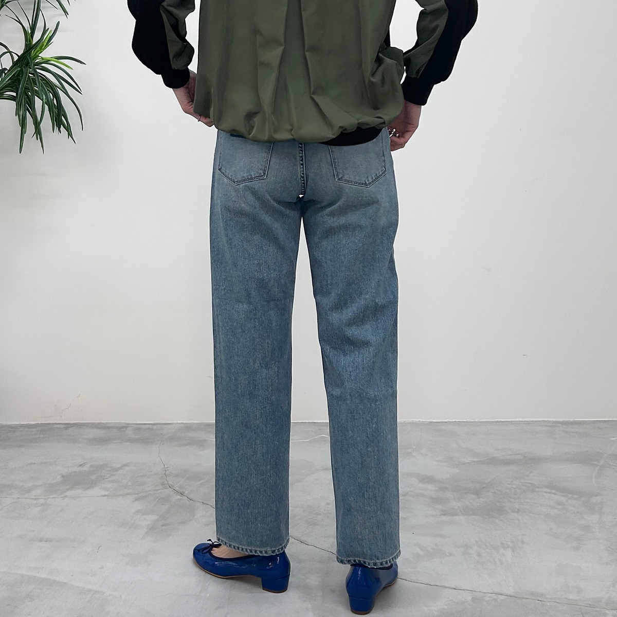 YANUK ヤヌーク】Low Rise Trick Denim ボーイズストレート LEA | ANNE