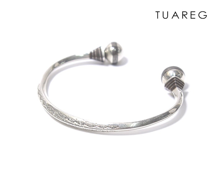 トゥアレグ シルバーバングル TOUAREG SILVER BANGLE THIN LARGE