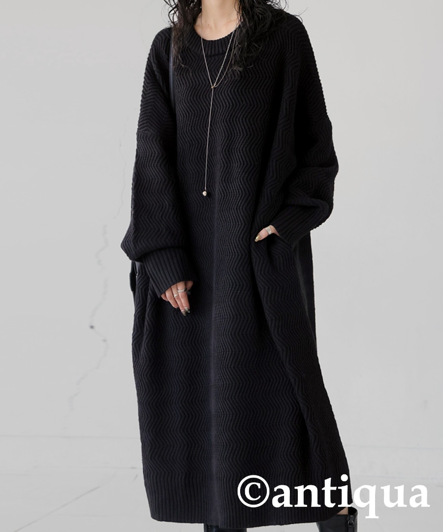 ニットワンピース ワンピース レディース ロング 長袖 送料無料・再販