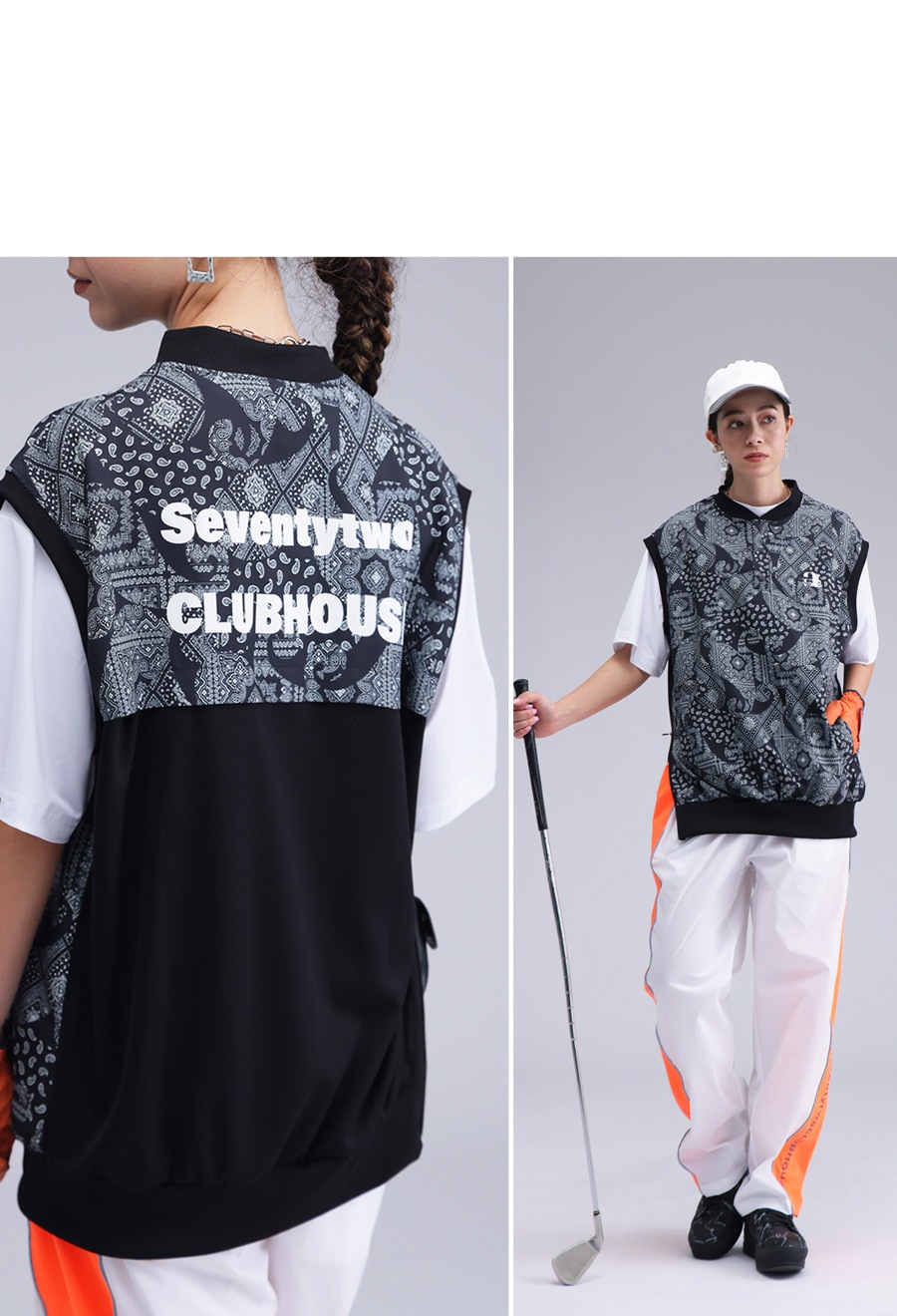 ANTIQUA GOLF×STCH ベスト メンズ 送料無料・(80)メール便可 | GOLF