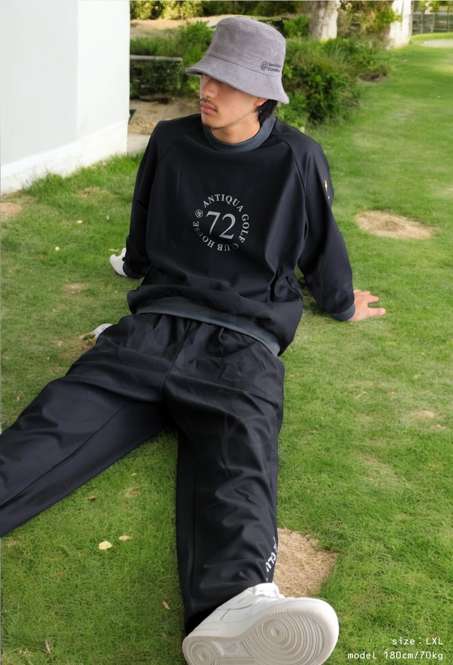 ANTIQUA GOLF×STCH トップス メンズ 送料無料・再入荷 メール便不可