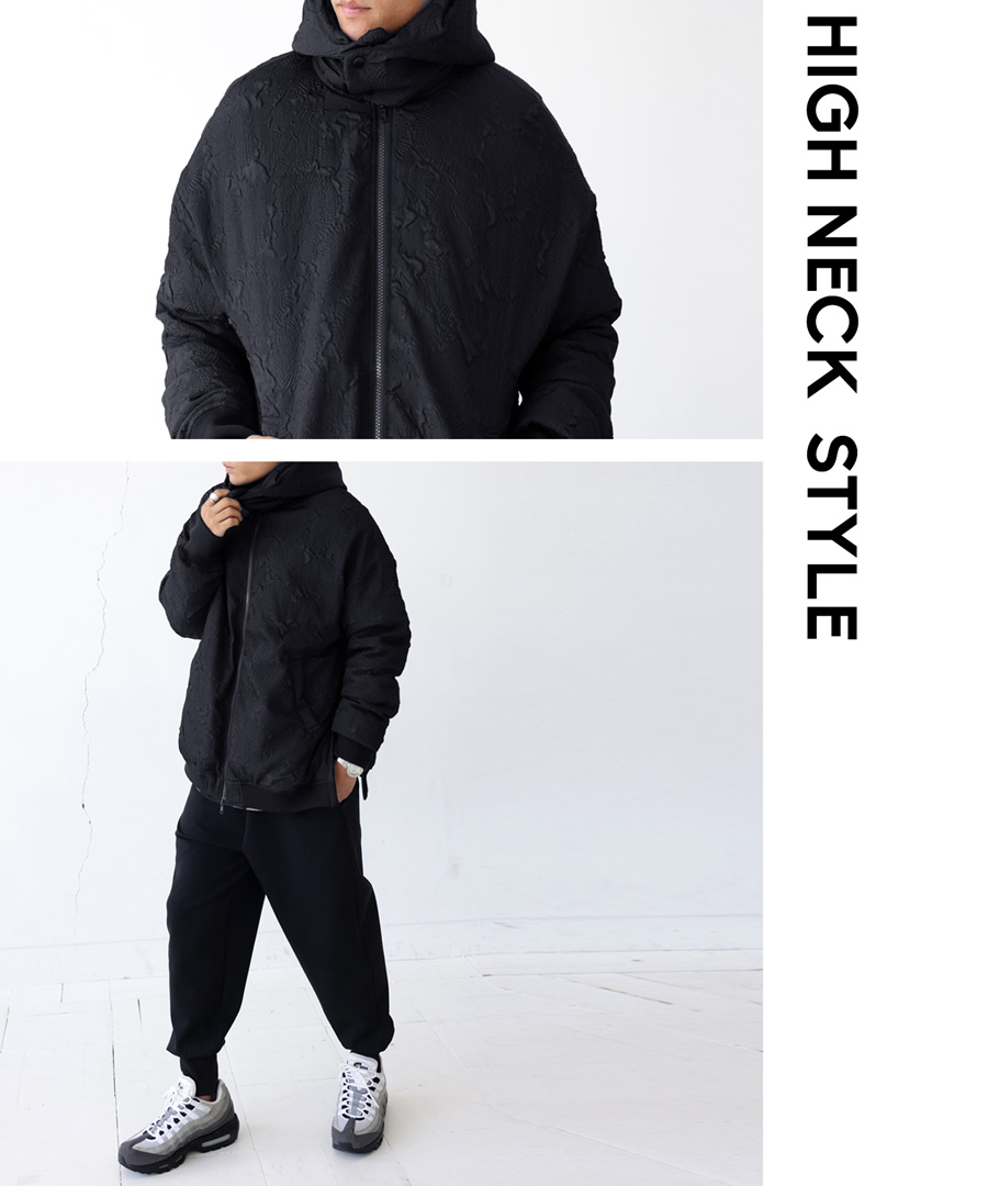 ダウンのような暖かさ ジャガードジャケット メンズ 送料無料・メール